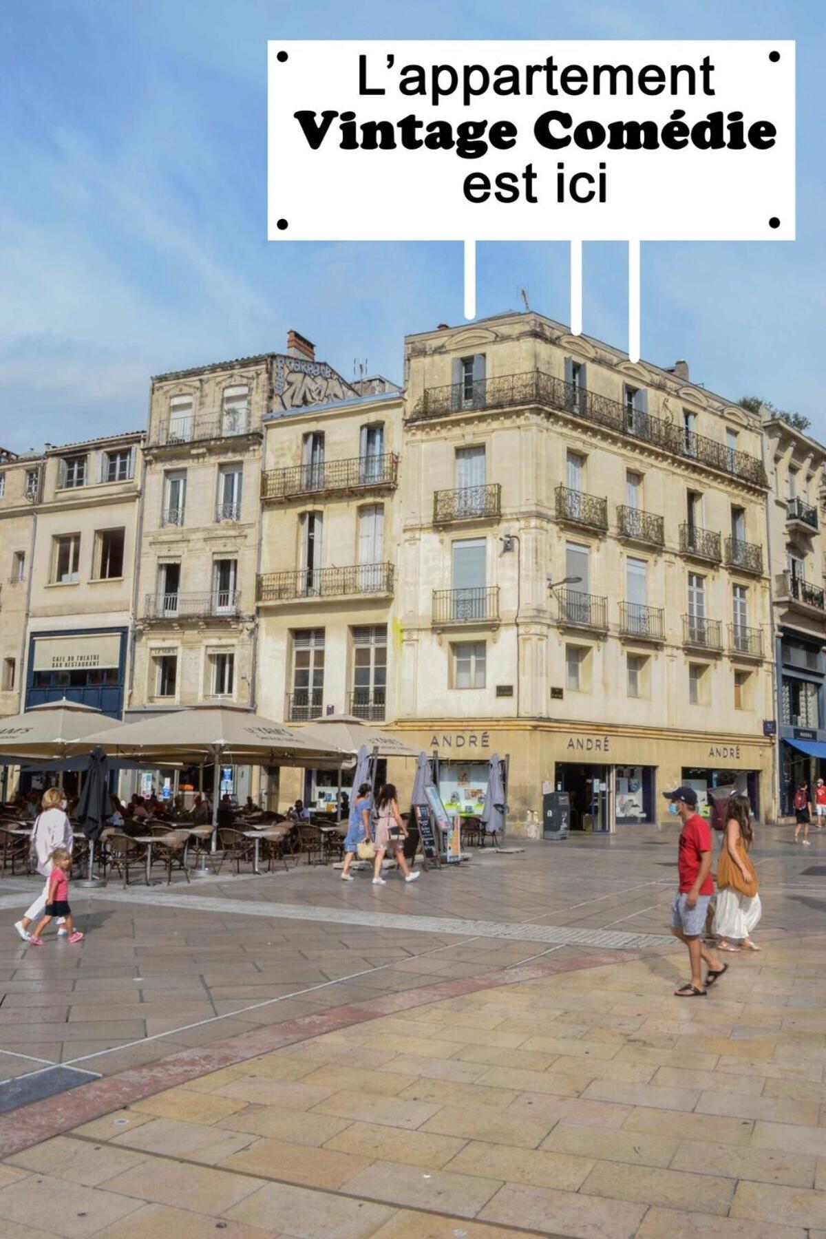 L'Atelier - Climatisation Et Vue Place De La Comedie Montpellier Eksteriør bilde